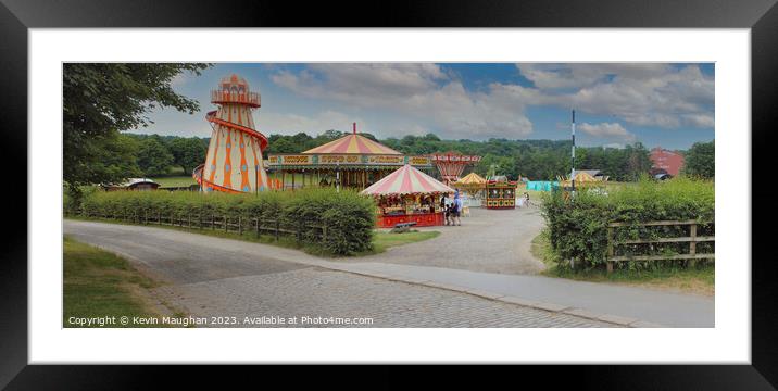 Joyful Carousel Ride Framed Mounted Print by Kevin Maughan
