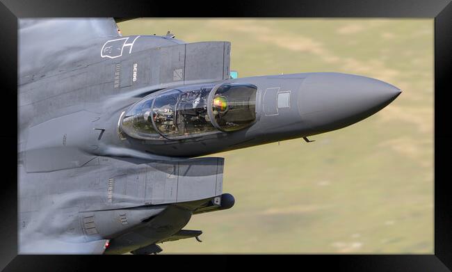 F15- Strike Eagle....the business end Framed Print by Rory Trappe