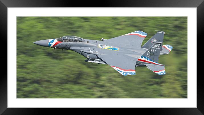 The 70th Anniversary 48th Fighter wing F15 strike  Framed Mounted Print by Rory Trappe