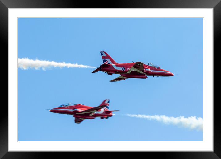 Red Arrows Opposition Pass Framed Mounted Print by J Biggadike