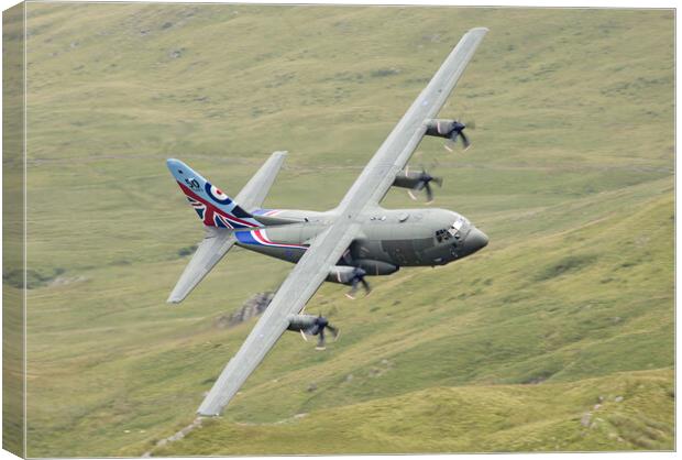 RAF Hercules C130J Canvas Print by Rory Trappe