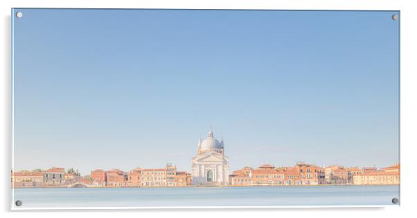 A Venetian Island's Iconic Church Acrylic by Phil Durkin DPAGB BPE4