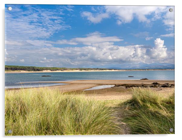 Llanddwyn Island Beach, Anglesey. Acrylic by Colin Allen
