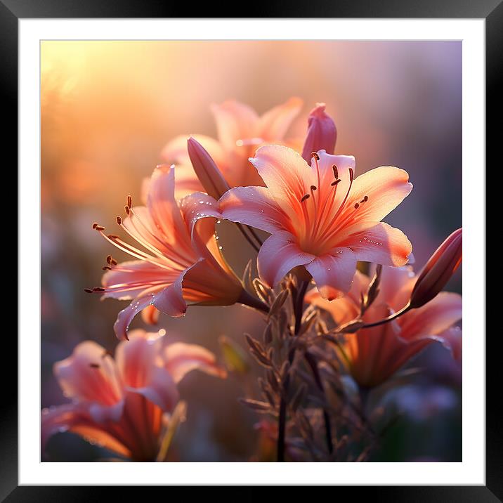 Plant flower Framed Mounted Print by CC Designs