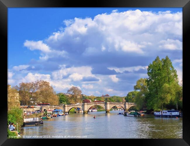 Thames View From Richmond Framed Print by Igor Alifanov