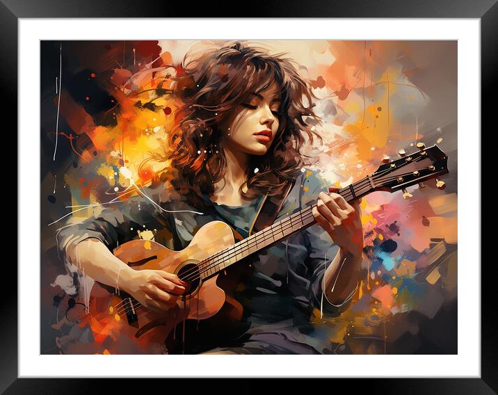 Play That Funky Music Framed Mounted Print by Steve Smith