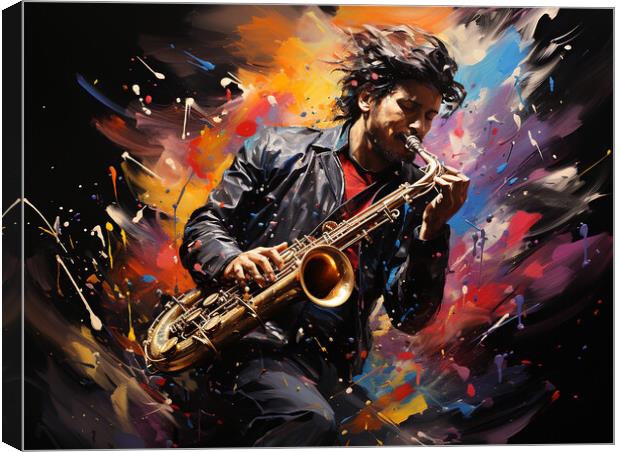 All That Jazz Canvas Print by Steve Smith