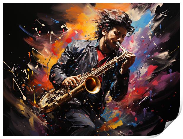 All That Jazz Print by Steve Smith