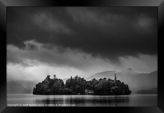 Derwent Isle, Derwent water, the Lake District Framed Print by Geoff Beattie