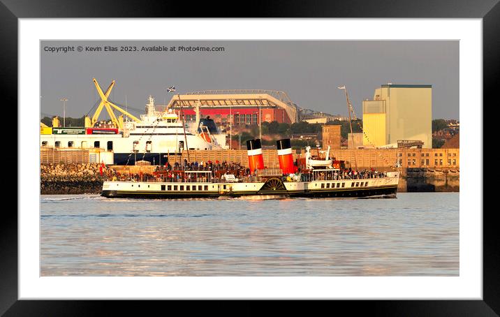 PS Waverley  Framed Mounted Print by Kevin Elias