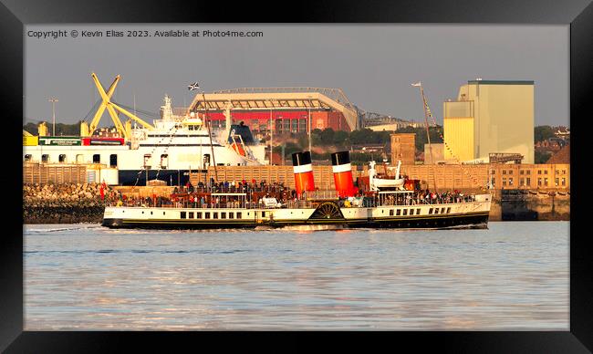 PS Waverley  Framed Print by Kevin Elias