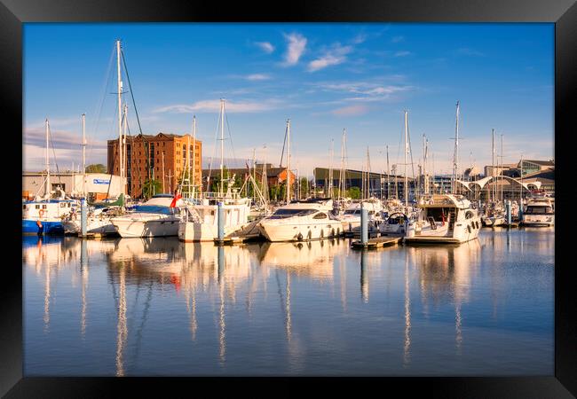 Hull Marina to Murdoch's Connection Framed Print by Tim Hill