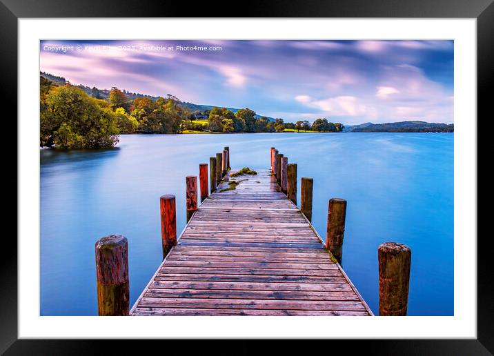 Lake district Framed Mounted Print by Kevin Elias