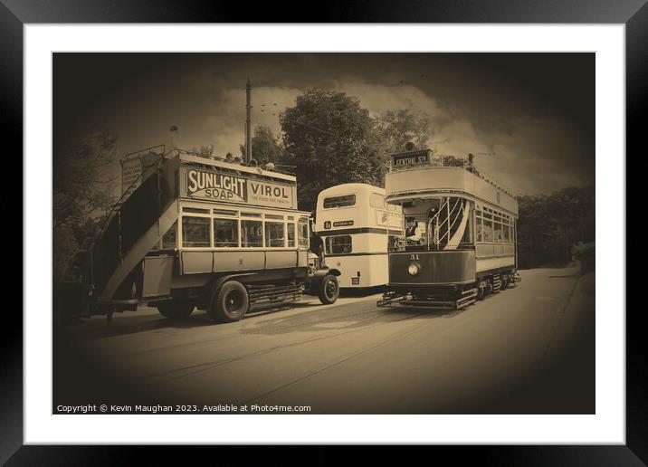 Vintage Transport Delights Framed Mounted Print by Kevin Maughan