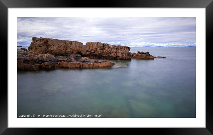 Serenity in Stormy Waters Framed Mounted Print by Tom McPherson