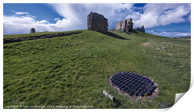 Historic Duffus Castle, Moray Print by Tom McPherson