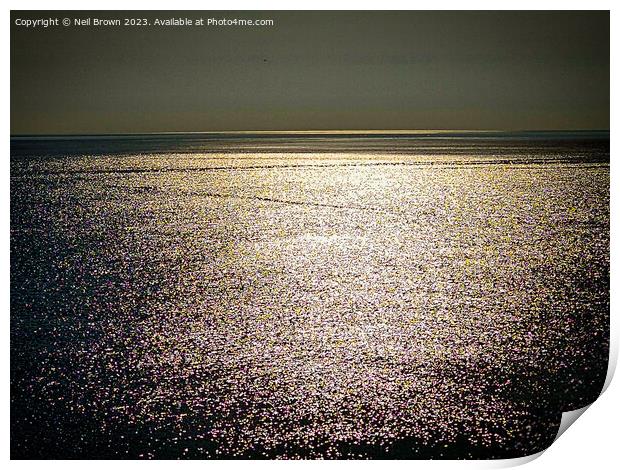Sunrise on the North Sea  Print by Neil Brown