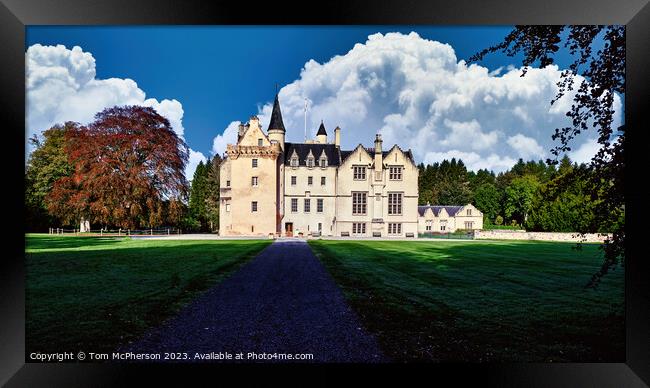 Majestic Brodie Castle Framed Print by Tom McPherson