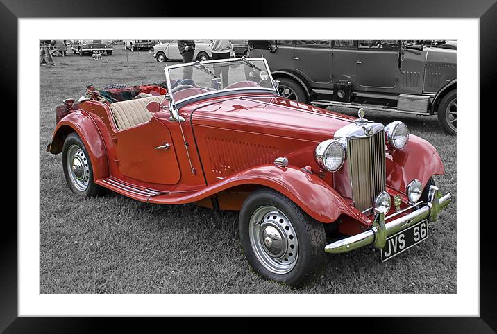 MG Classic Framed Mounted Print by Sam Smith