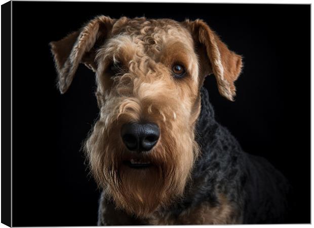 Airedale Terrier Canvas Print by Steve Smith