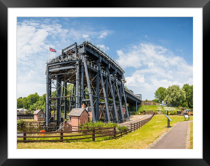 The Anderton Boat Lift - Cathedral of the Canals Framed Mounted Print by Jason Wells