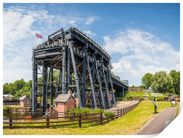 The Anderton Boat Lift - Cathedral of the Canals Print by Jason Wells