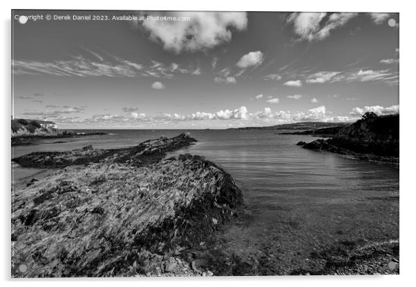 Bull Bay, Anglesey Acrylic by Derek Daniel