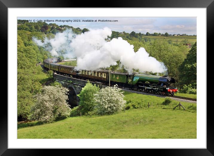  Flying Scotsman 60103 Centenary KWVR - 1 Framed Mounted Print by Colin Williams Photography