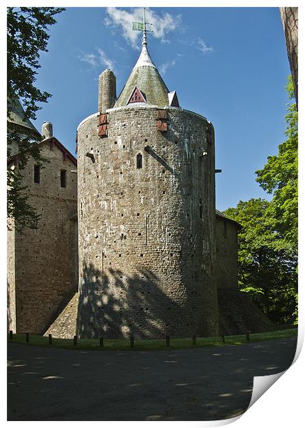 Castell Coch Print by Steve Purnell