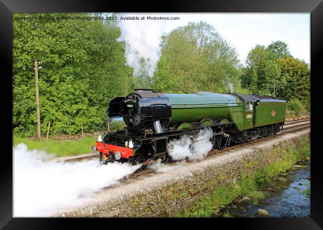 Flying Scotsman 60103 Centenary KWVR - 3 Framed Print by Colin Williams Photography