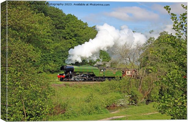 Flying Scotsman 60103 Centenary KWVR - 5 Canvas Print by Colin Williams Photography