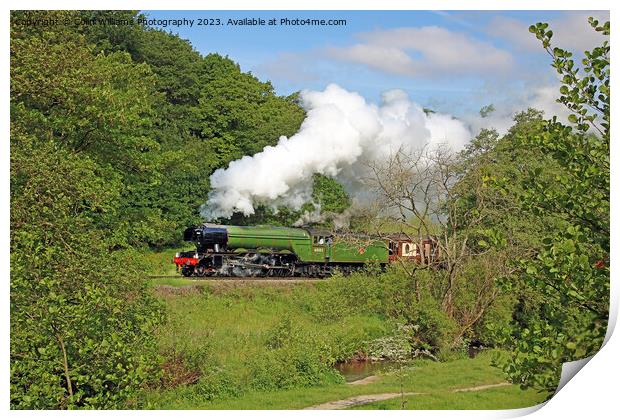 Flying Scotsman 60103 Centenary KWVR - 5 Print by Colin Williams Photography