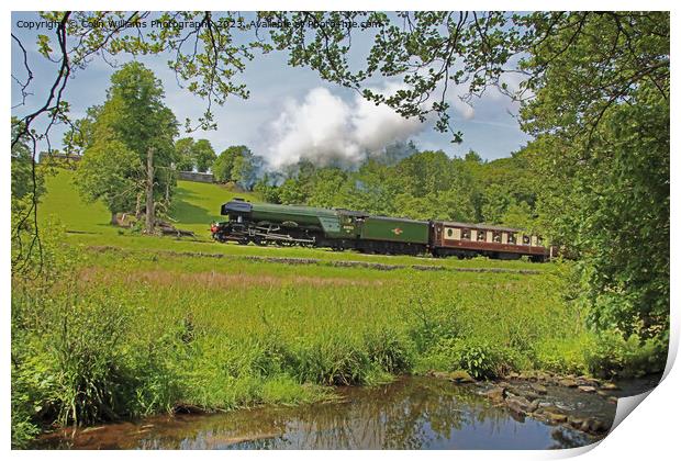 Flying Scotsman 60103 Centenary KWVR - 6 Print by Colin Williams Photography