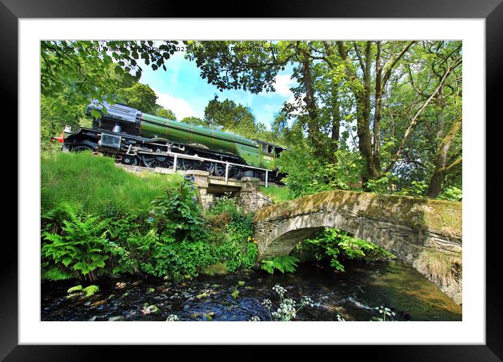Flying Scotsman 60103 Centenary KWVR - 7 Framed Mounted Print by Colin Williams Photography