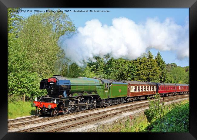 Flying Scotsman 60103 Centenary KWVR - 8 Framed Print by Colin Williams Photography