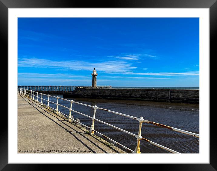Whitby Framed Mounted Print by Tom Lloyd