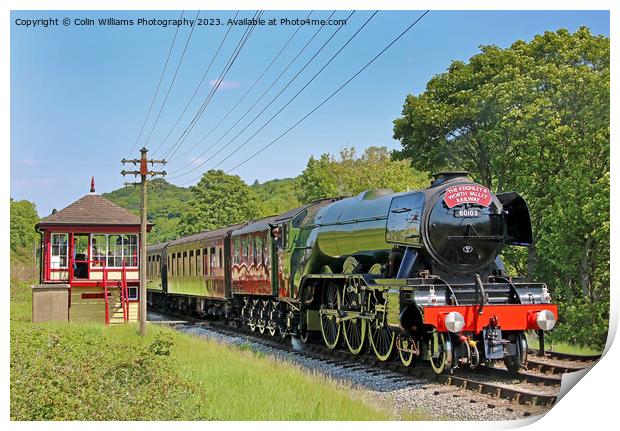 Flying Scotsman 60103 Centenary KWVR - 10 Print by Colin Williams Photography