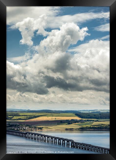 Dundee Tay Bridge Framed Print by Craig Doogan