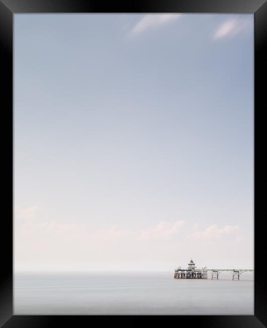 Clevedon Pier Framed Print by Mark Jones
