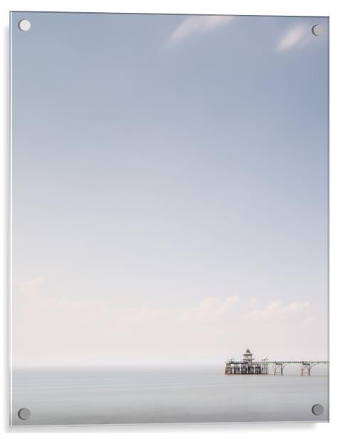 Clevedon Pier Acrylic by Mark Jones