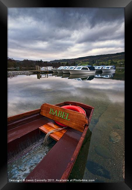 Isabel, Coniston Framed Print by Jason Connolly