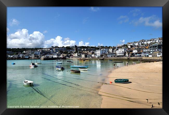 Early morning at St Ives  Framed Print by Rosie Spooner
