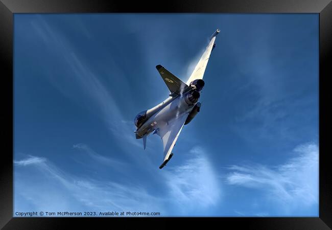 Typhoon FGR.Mk 4 in Action Framed Print by Tom McPherson