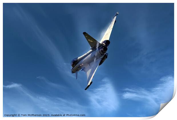 Typhoon FGR.Mk 4 in Action Print by Tom McPherson