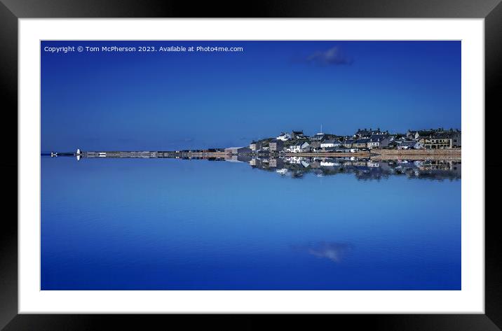 Burghead Blues Framed Mounted Print by Tom McPherson