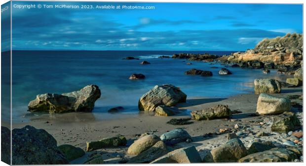 Serenity by the Seashore Canvas Print by Tom McPherson