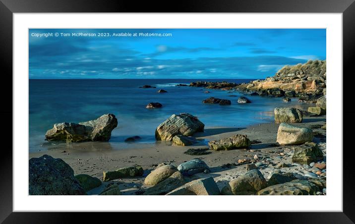 Serenity by the Seashore Framed Mounted Print by Tom McPherson