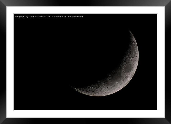 Luna's Enigmatic Charm Framed Mounted Print by Tom McPherson