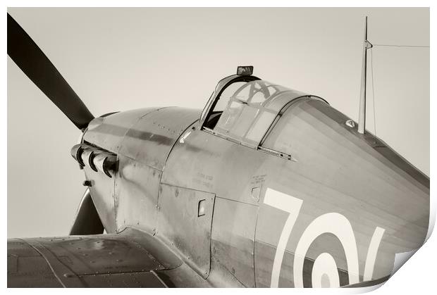 Hawker Hurricane  Print by Kevin Howchin