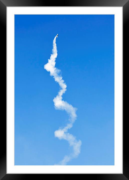 Extra 330SC displaying  Framed Mounted Print by Kevin Howchin